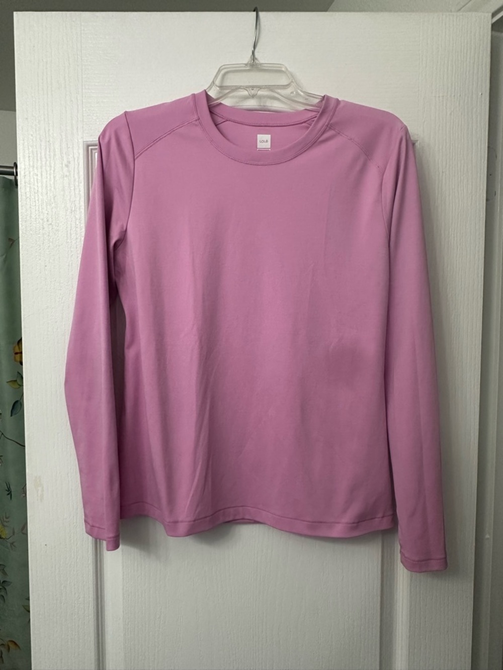 Lole Light Pink Long Sleeve Performance Top